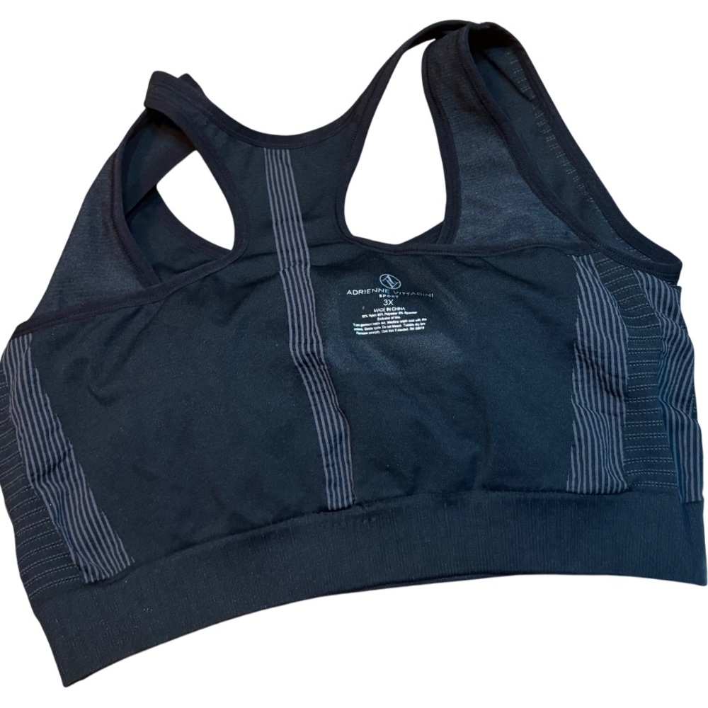 Adrienne Vittadini Sports Bra 3x new - Picture 4 of 6